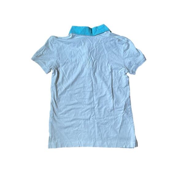 Women's Lilly Pulitzer White Polo w/ tropical design. Small Slim. Vintage?Beach - Picture 3 of 3